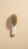 Elegant Linen Grooming Brush for Cats and Dogs